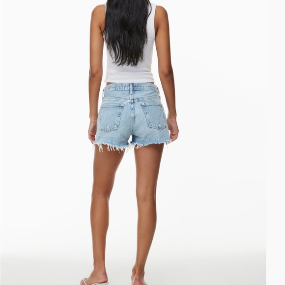 AGOLDE | Parker jean shorts in swapmeet blue - Picture 6 of 13